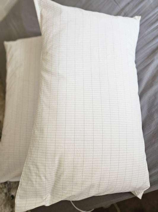 Grounding earthing pillow case organic cotton 51 x 75cm